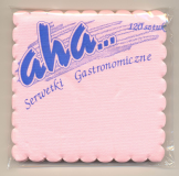 Serwetki 15x15 120szt. różowe